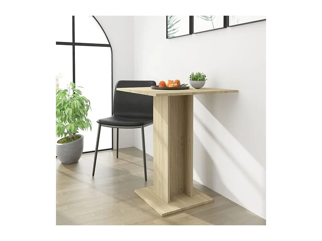 Bistrotisch Sonoma-Eiche 60x60x75 cm Holzwerkstoff