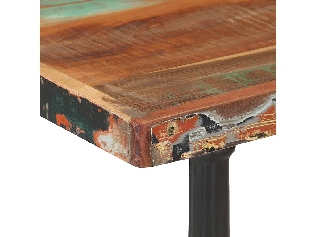 Tavolo da Bistrot 60x60x76 cm in Legno Massello di Recupero