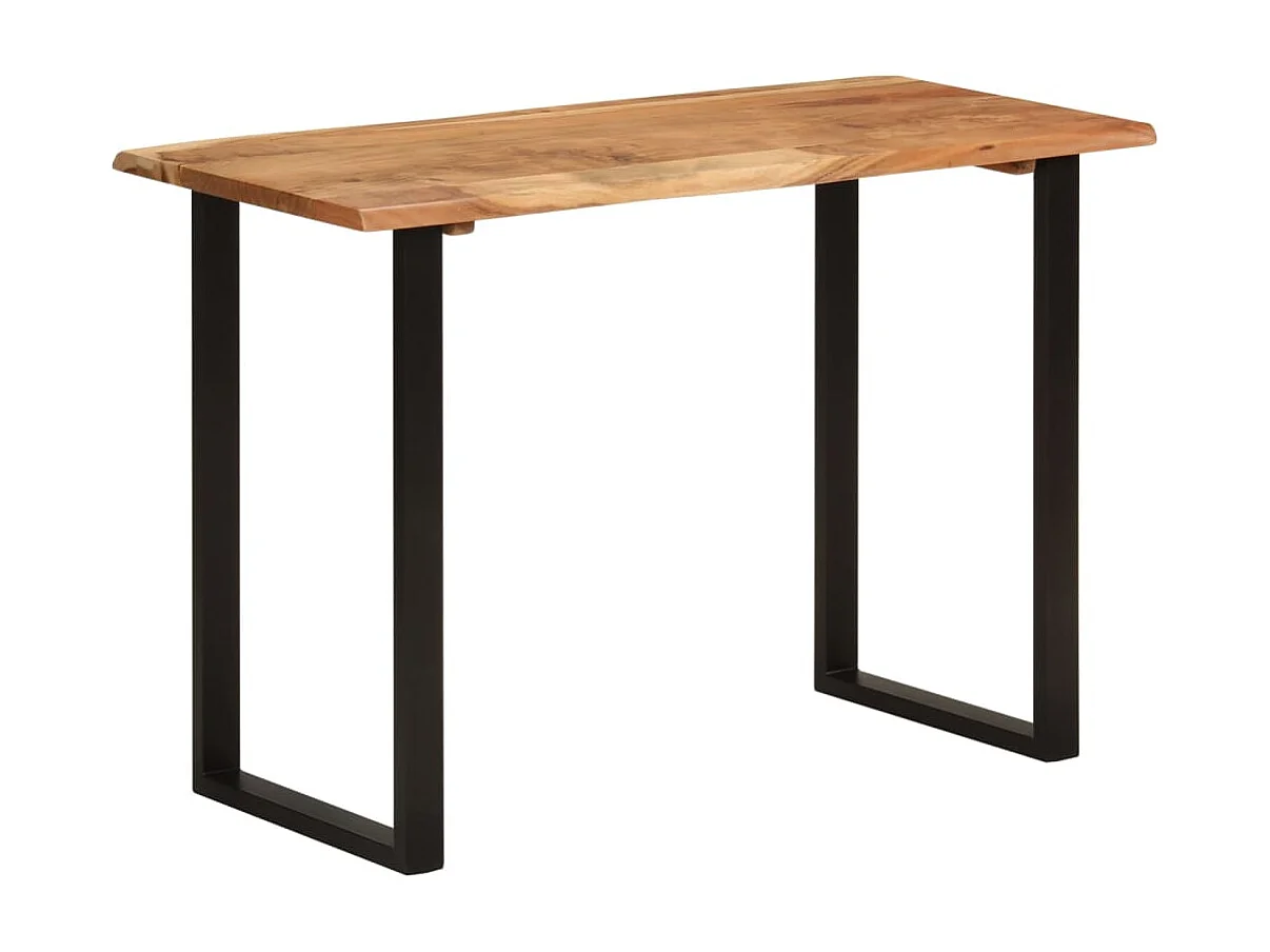 Tavolo da Pranzo 110x50x76 cm Legno Massello di Acacia