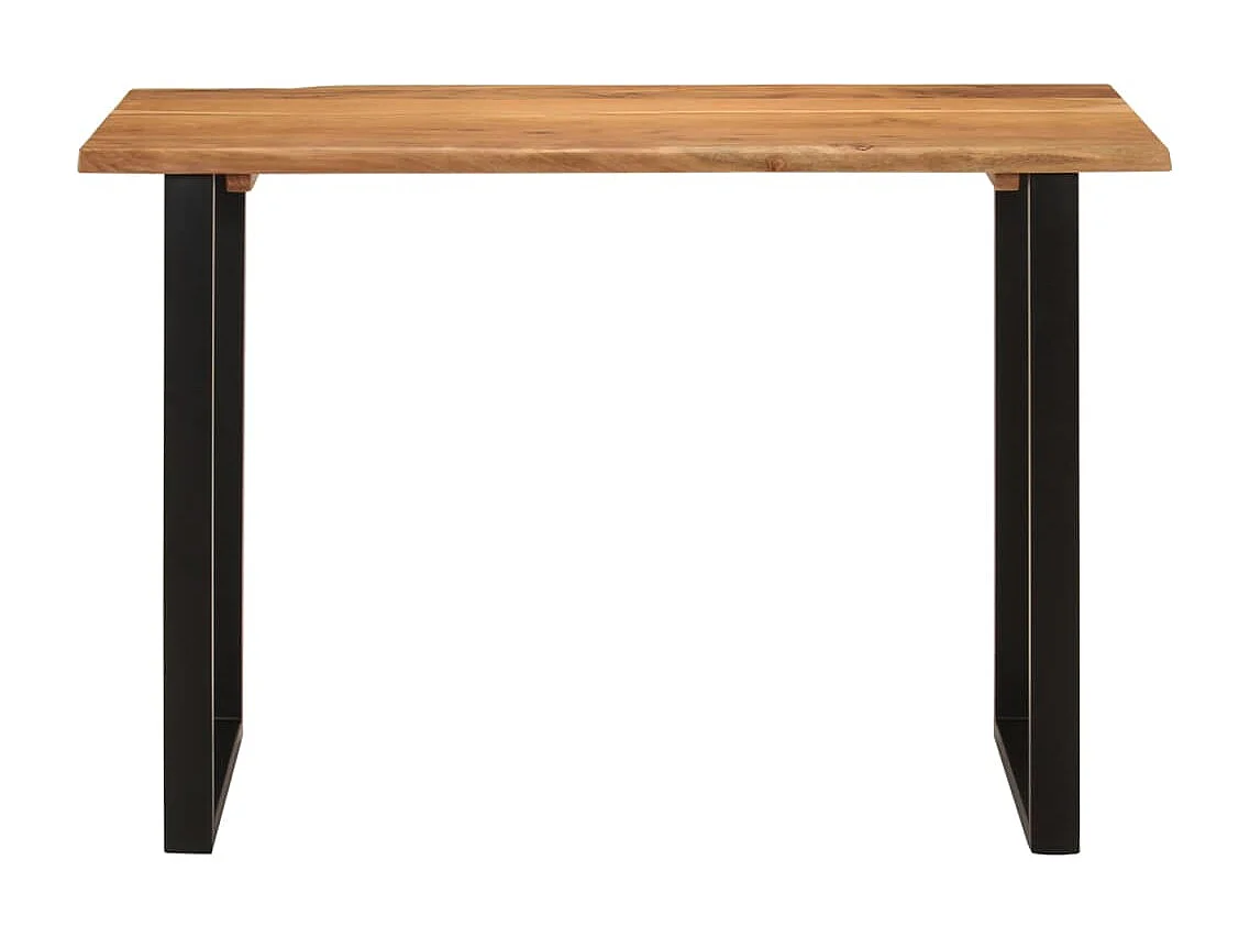 Tavolo da Pranzo 110x50x76 cm Legno Massello di Acacia