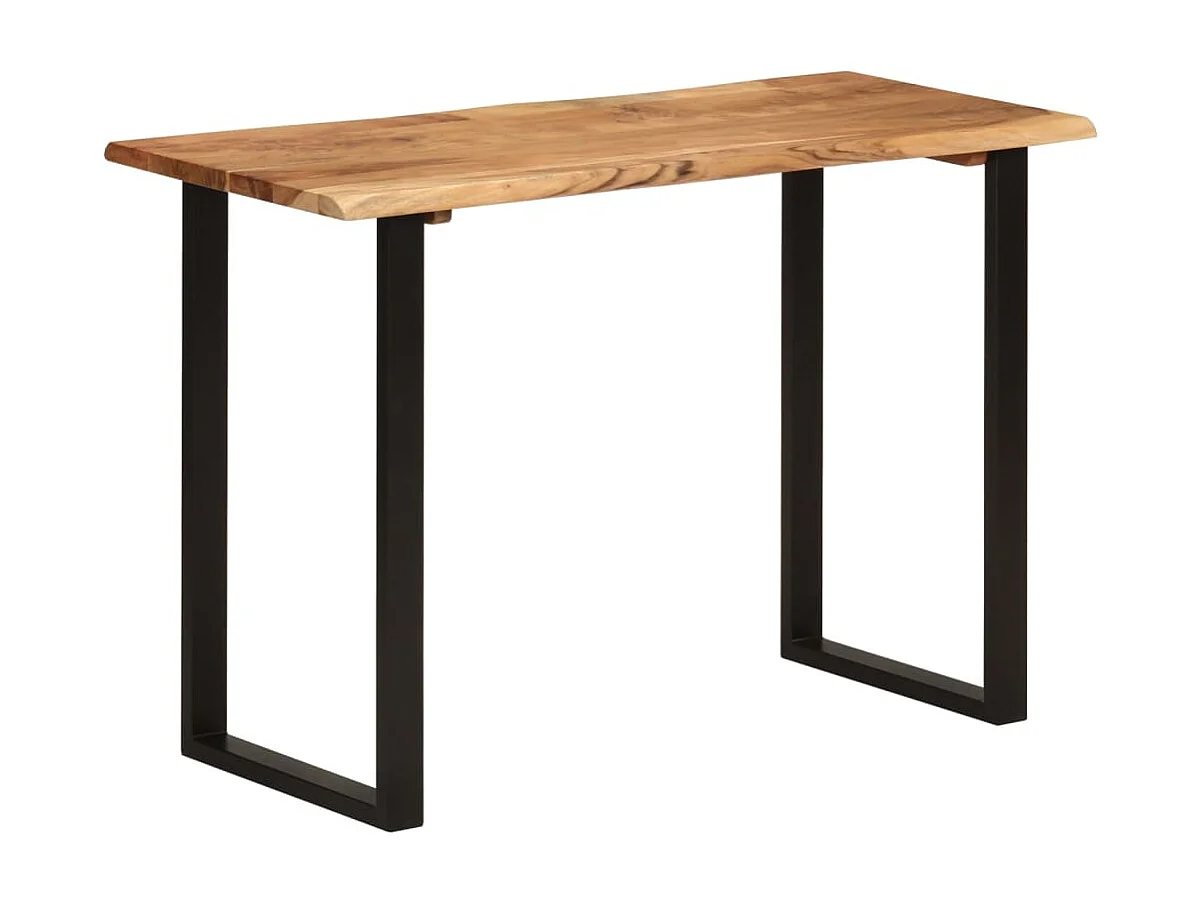 Tavolo da Pranzo 110x50x76 cm Legno Massello di Acacia