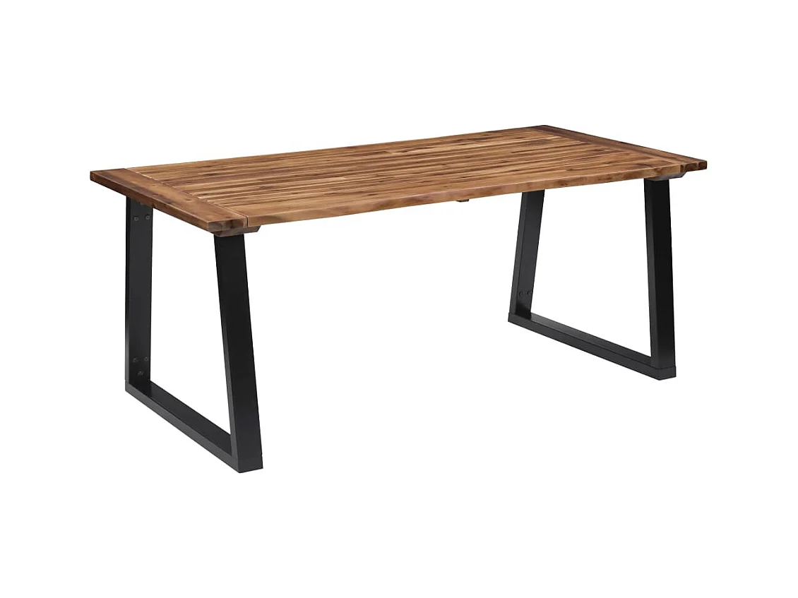 Eettafel 180x90cm massief acaciahout