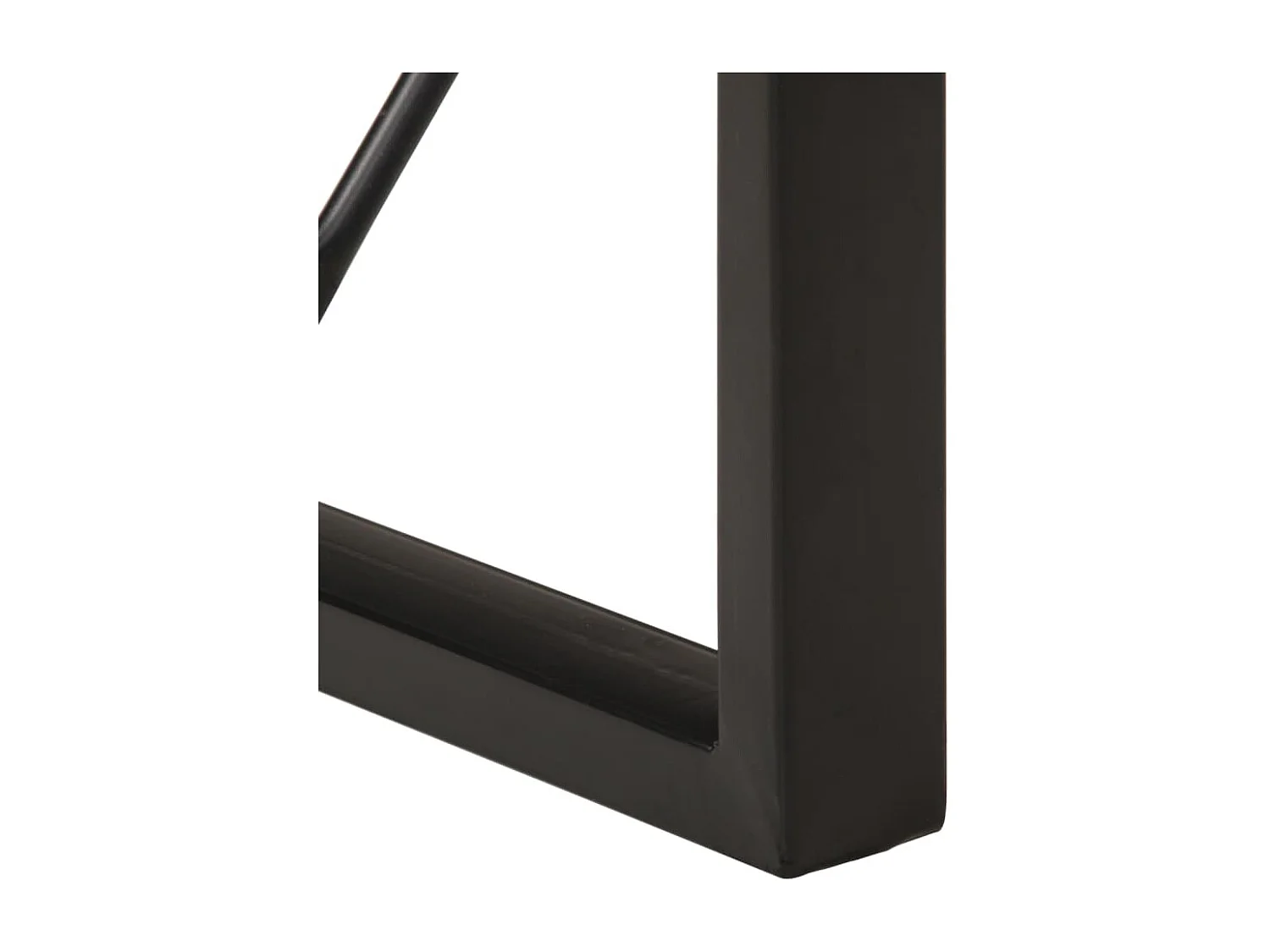 Mesa de jantar 120x55x76 cm madeira de mangueira maciça áspera