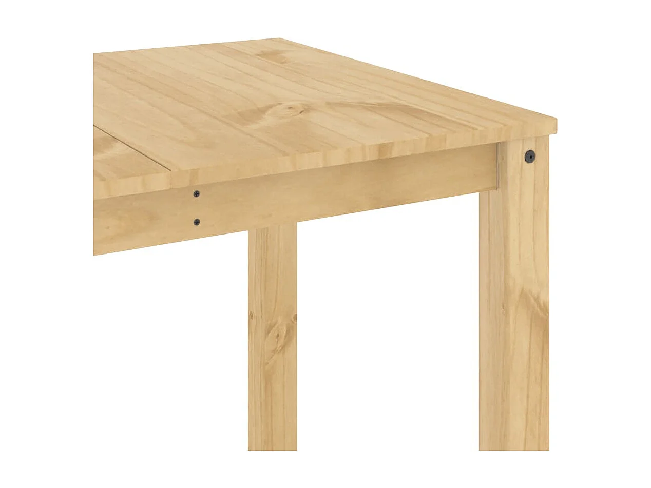 Mesa de comedor Panama madera maciza de pino 160x80x75 cm