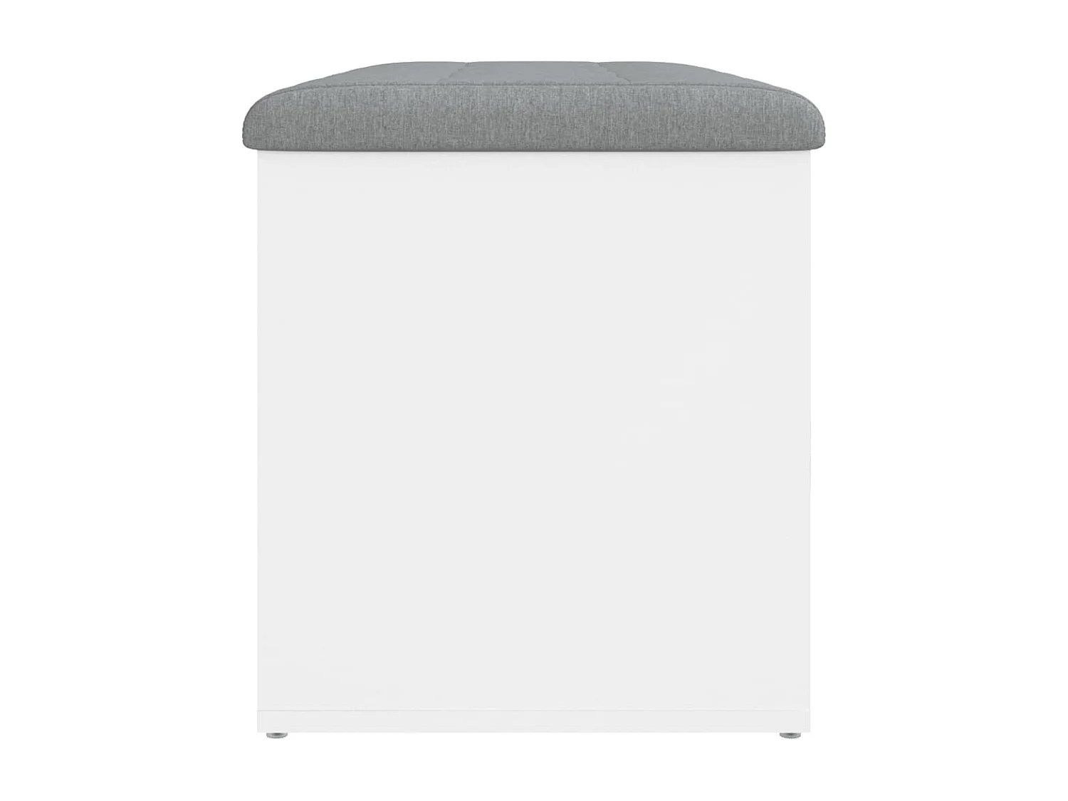 Banco de arrumação branco 82x42x45 cm madeira trabalhada