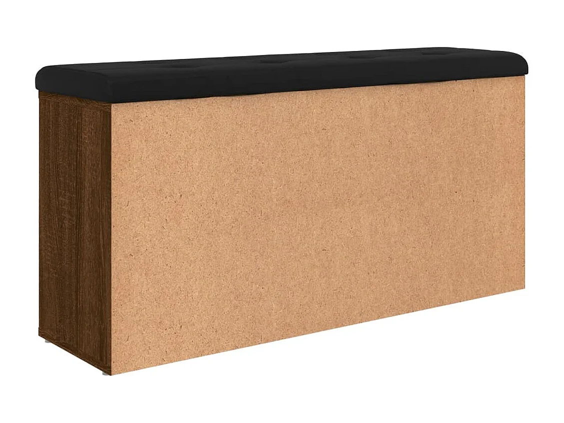 Sapateira de carvalho marrom 102x32x50 cm madeira trabalhada