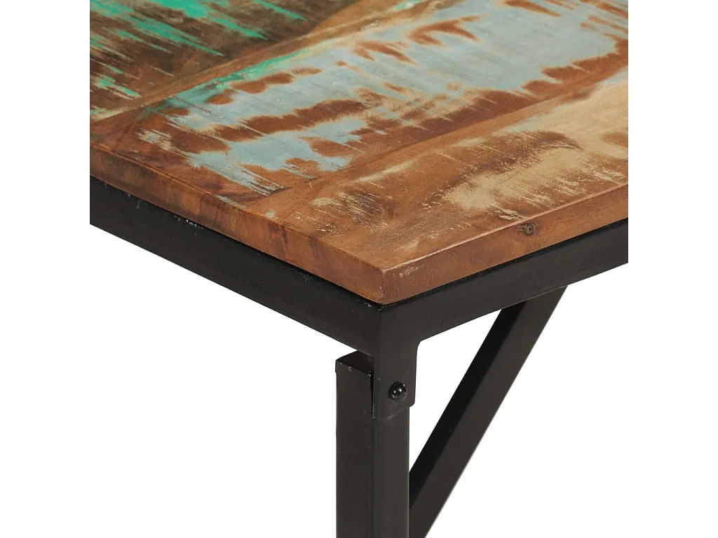 Banc 160x35x46 cm Bois massif de récupération