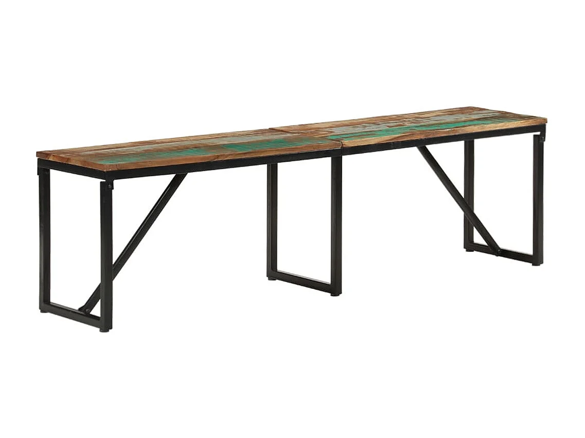 Banc 160x35x46 cm Bois massif de récupération