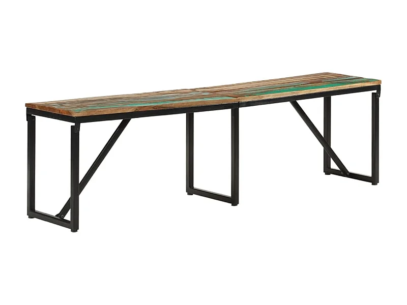 Banc 160x35x46 cm Bois massif de récupération