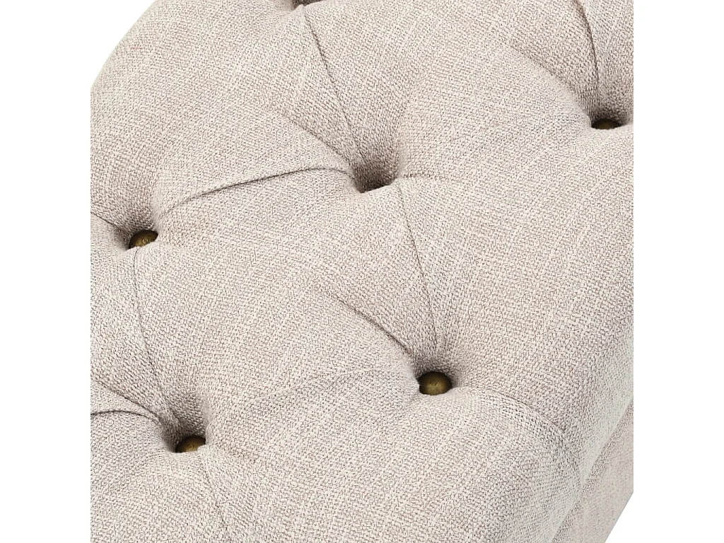 Banc de rangement Bois massif et acier 111x34x37 cm