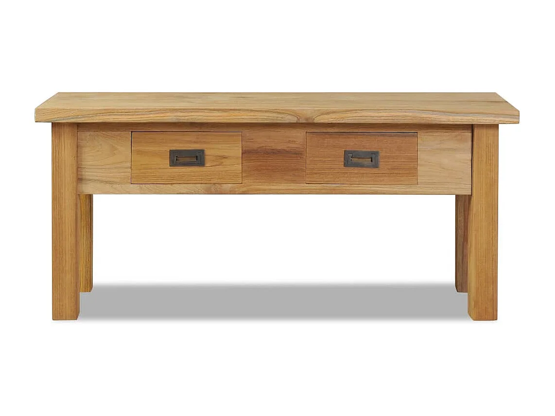 Panca da ingresso in teak massiccio 90 x 30 x 40 cm