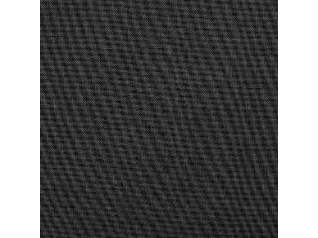 Banco de armazenamento dobrável preto 76x38x38 cm linho sintético