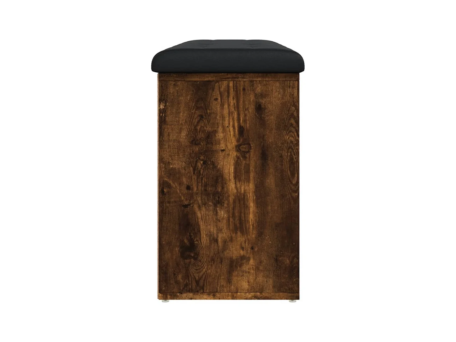 Schoenenbank gerookt eiken 102x32x50 cm samengesteld hout