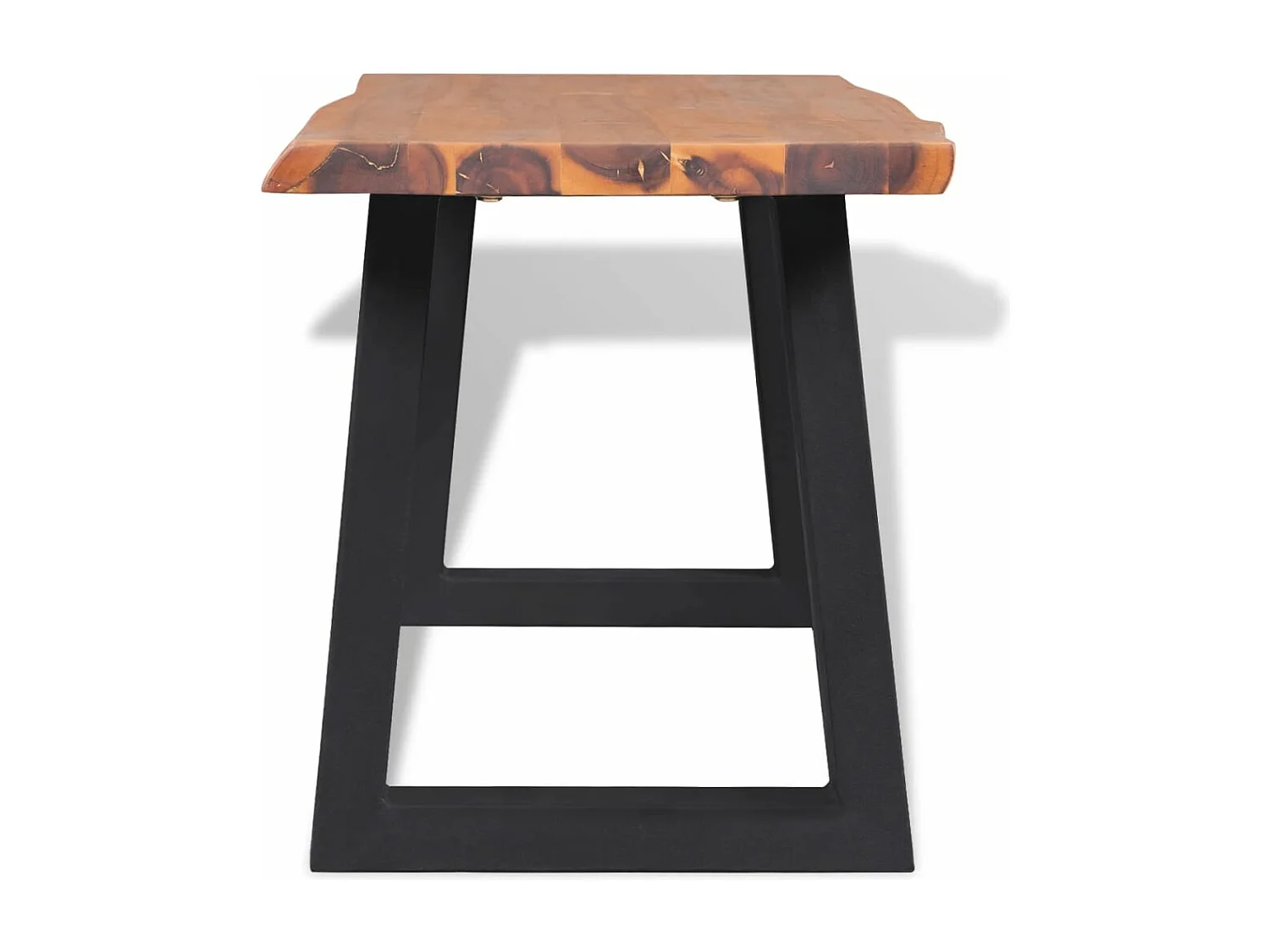 Banc en bois d'acacia massif 145 cm