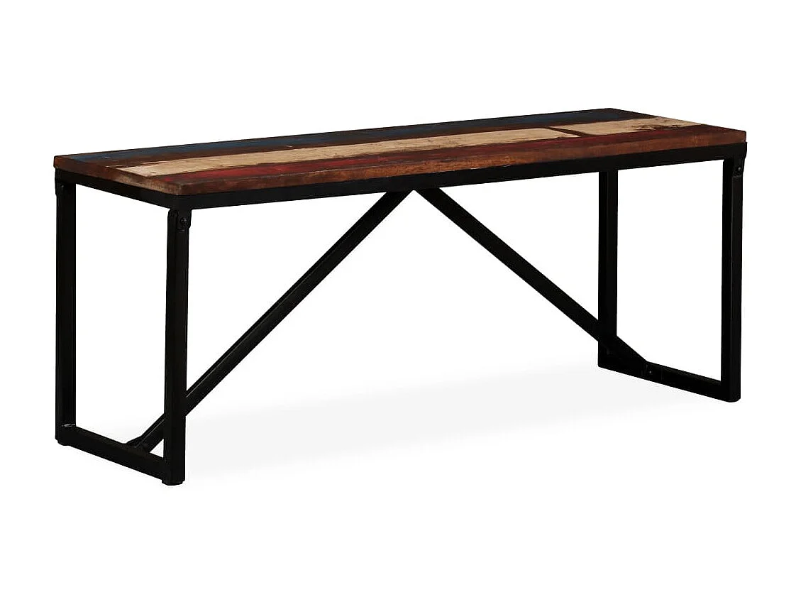 Bank 110 x 35 x 45 cm Massief hergebruikt hout