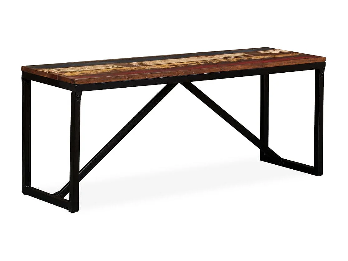 Bank 110 x 35 x 45 cm Massief hergebruikt hout