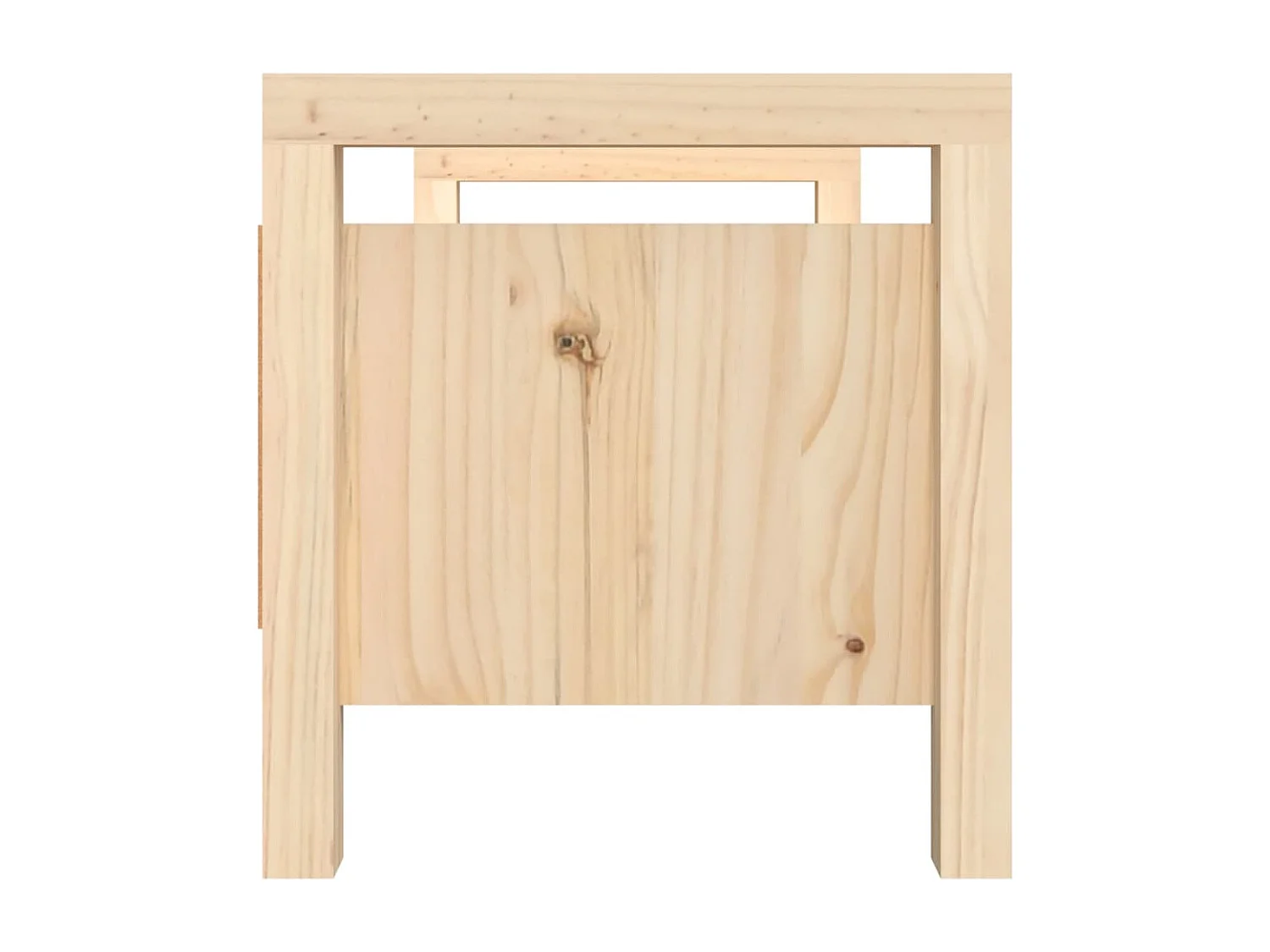 Banc d'entrée 80x40x43 cm Bois de pin massif