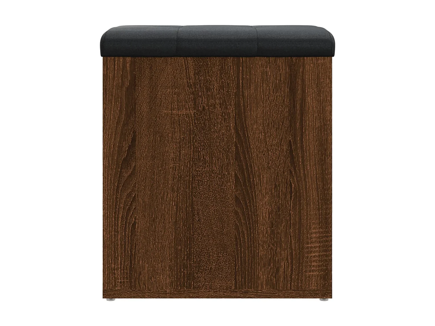 Banc de rangement chêne marron 42x42x45 cm bois d'ingénierie