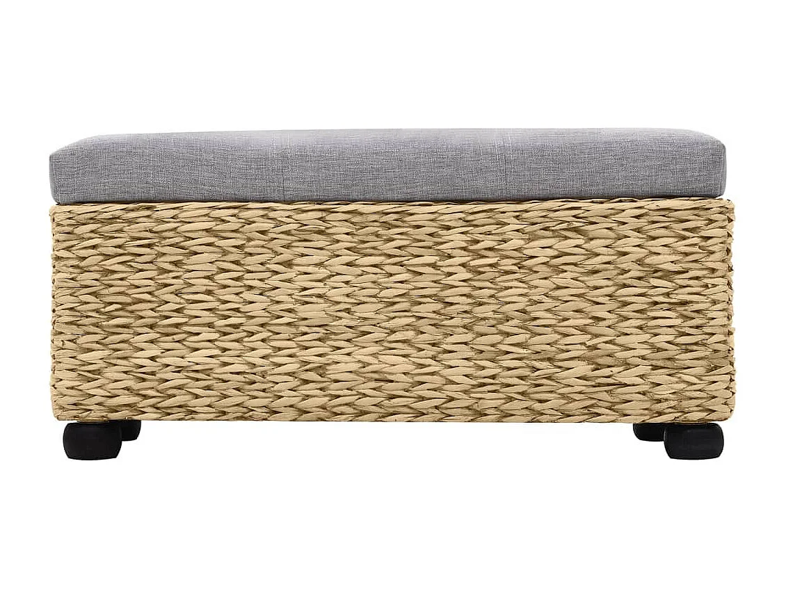 Conjunto de bancos conjunto de 2 jacintos de água cinza