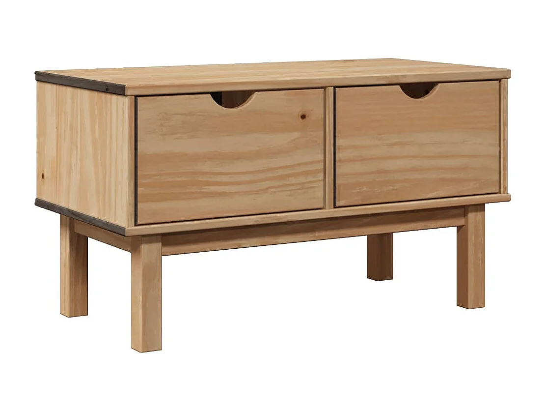 Banco de recibidor OTTA 80x40x45 cm madera maciza de pino