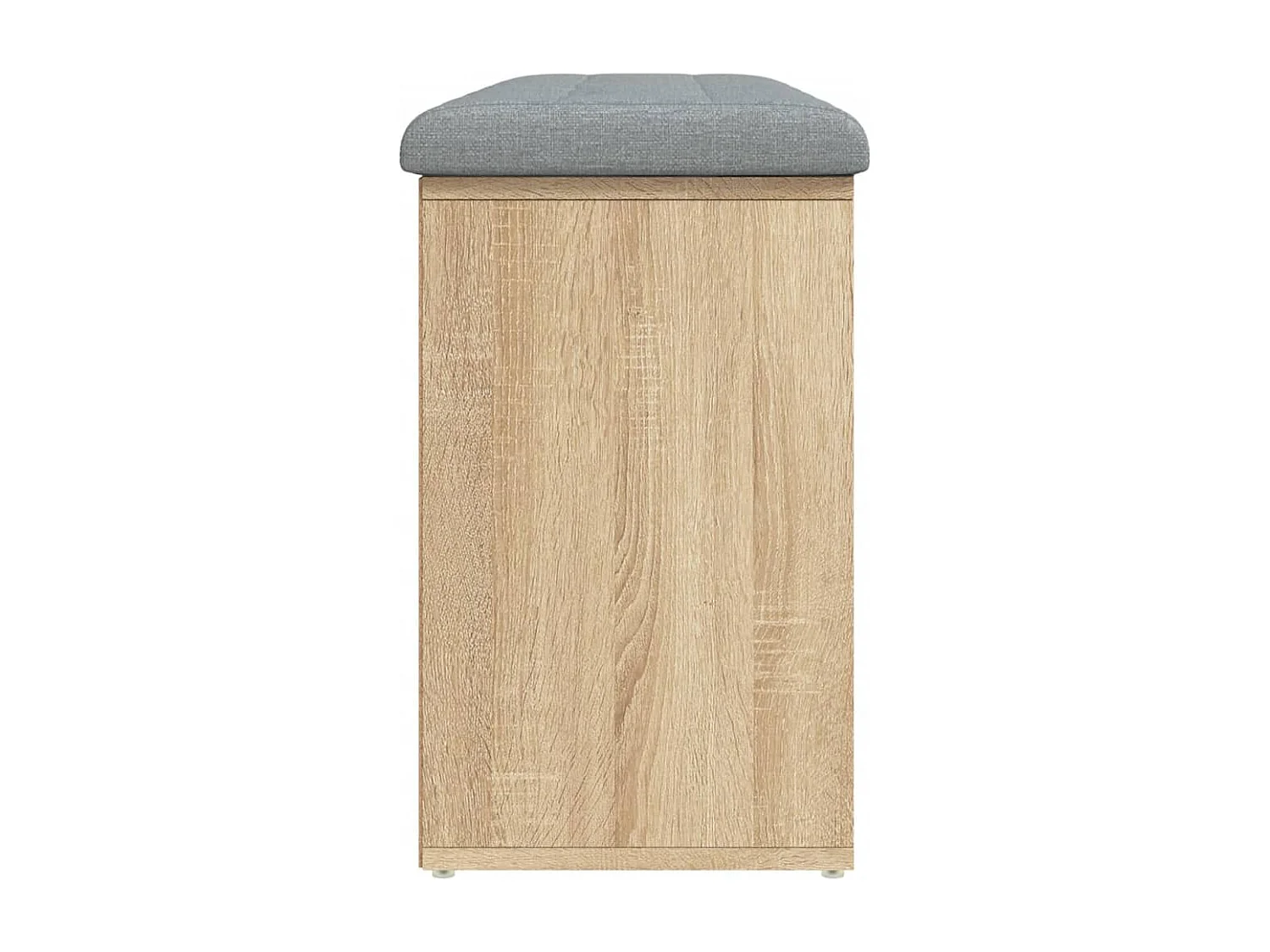 Banc à chaussures chêne sonoma 102x32x50 cm bois d'ingénierie