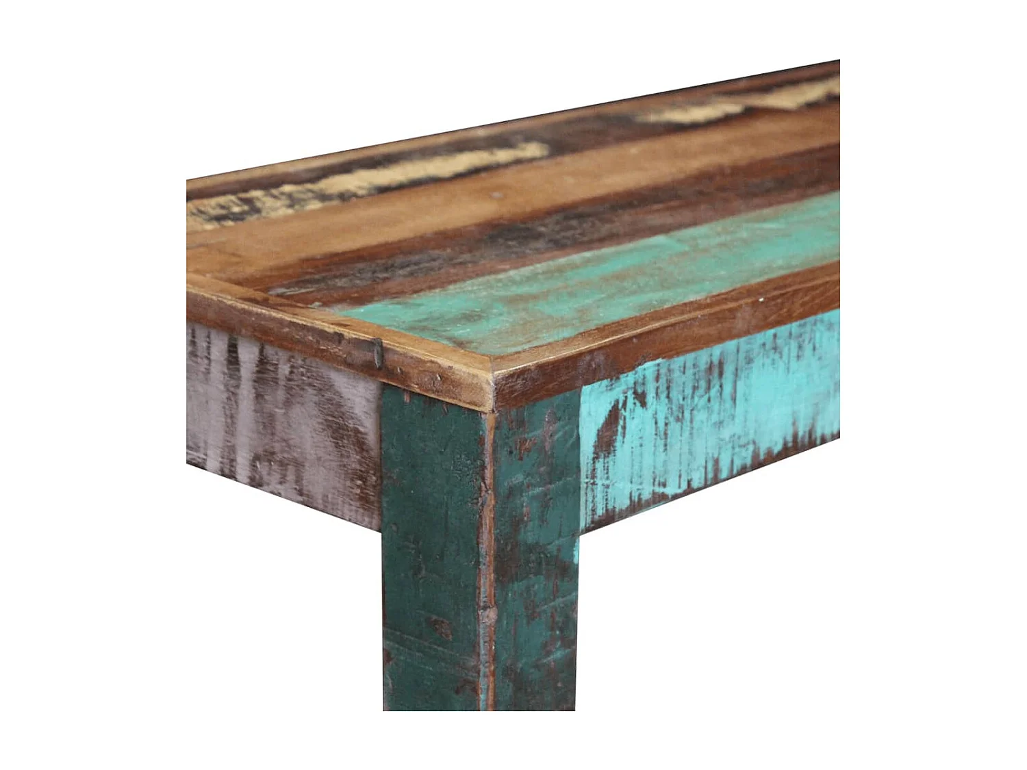 Banco 110x35x45 cm Madera maciza recuperada