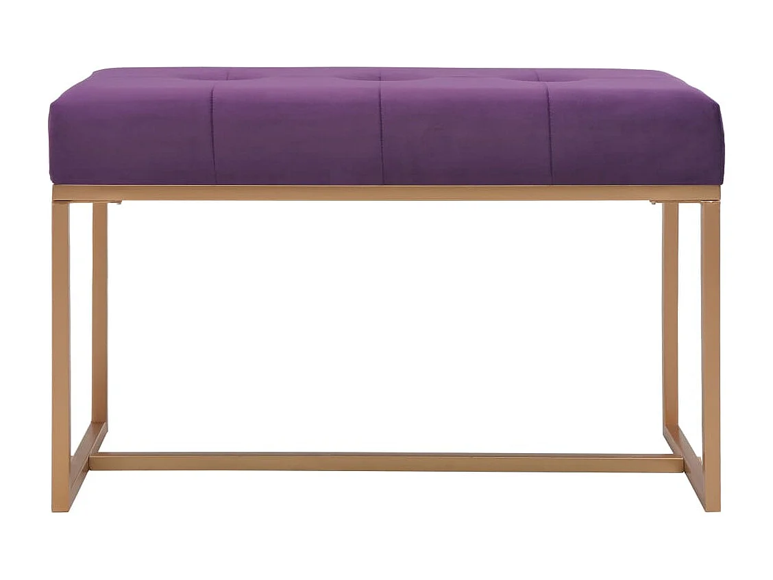 Panca 80 cm Velluto Viola