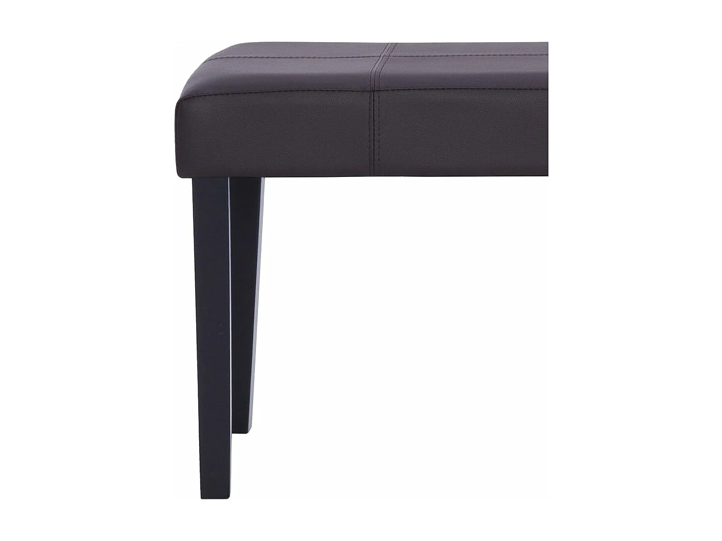 Bank 106 cm Bruin Kunstleer