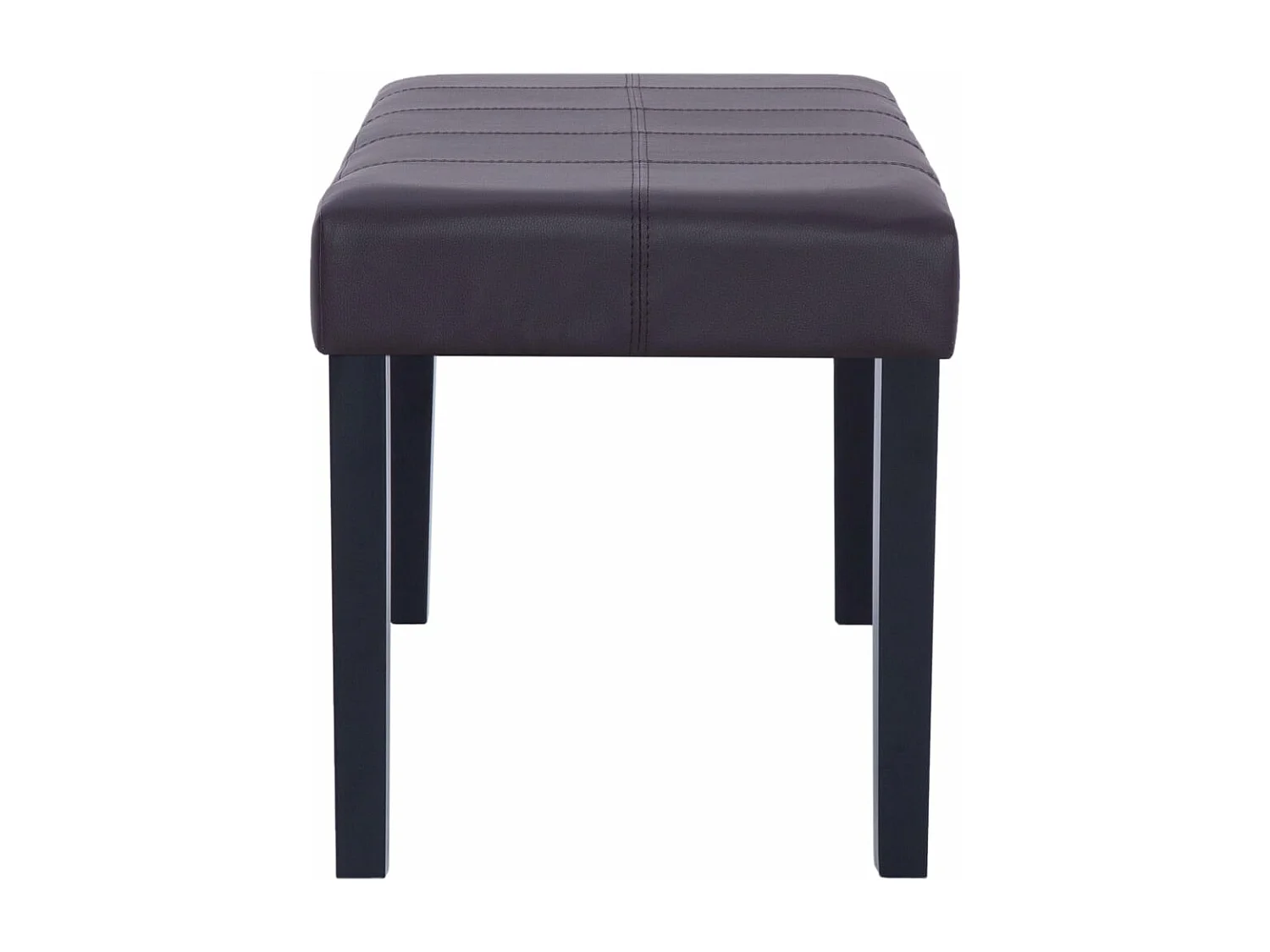 Bank 106 cm Bruin Kunstleer