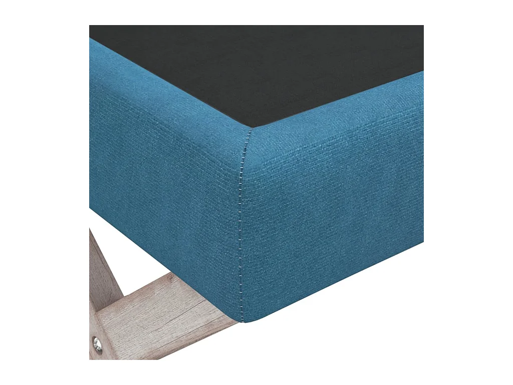 Aufbewahrungshocker Blau 110x45x49 cm Samt