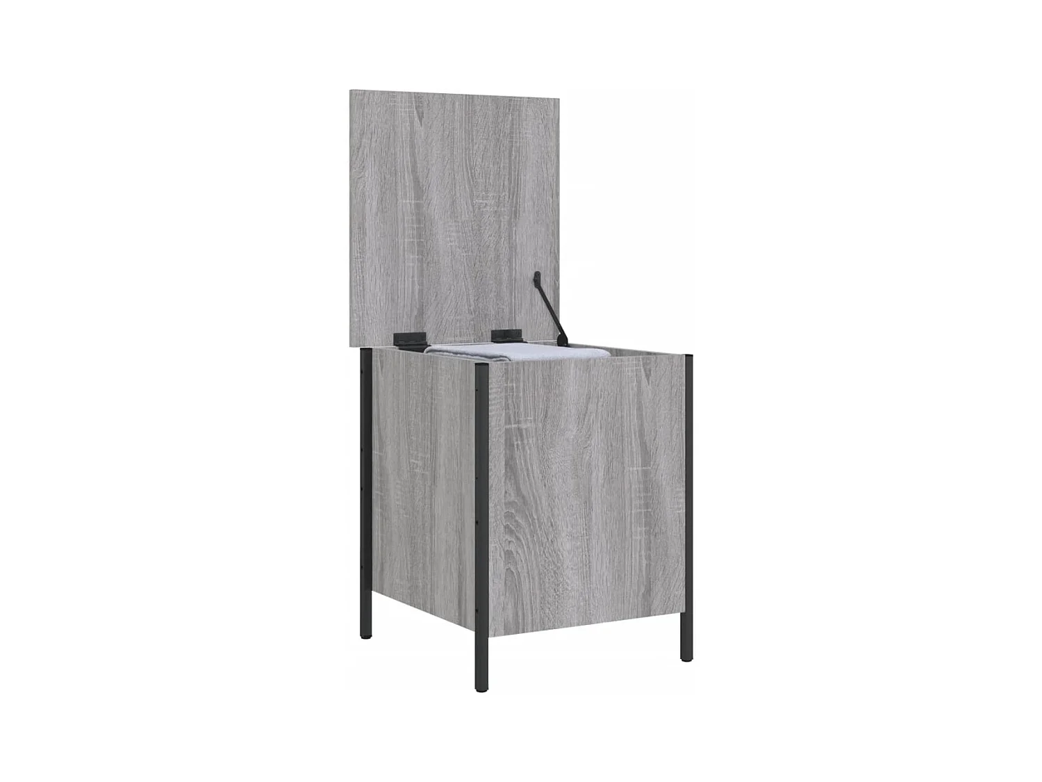 Banc de rangement sonoma gris 40x42,5x50 cm bois d'ingénierie