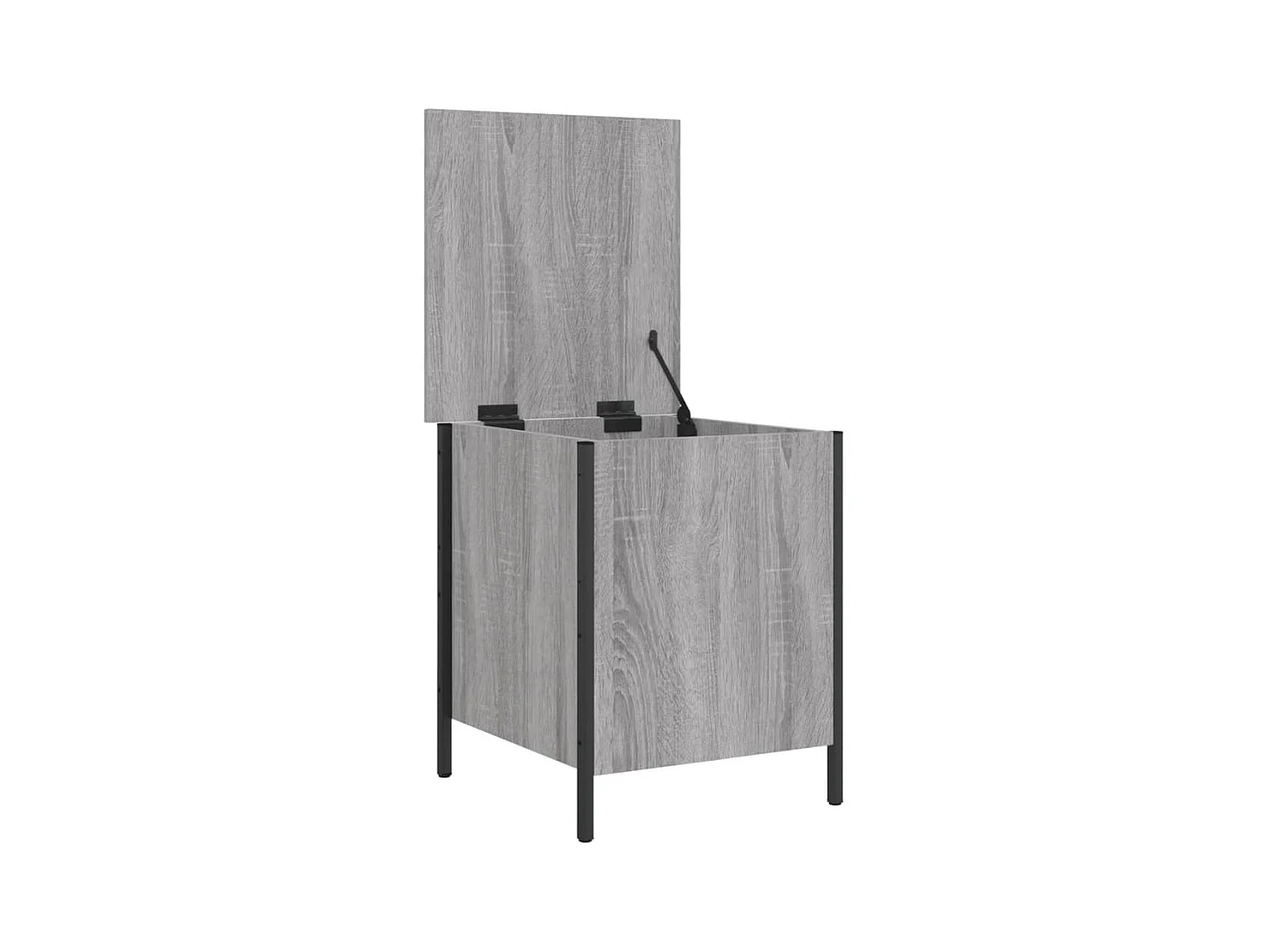 Banc de rangement sonoma gris 40x42,5x50 cm bois d'ingénierie