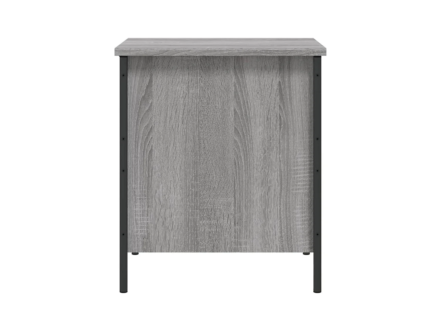 Banc de rangement sonoma gris 40x42,5x50 cm bois d'ingénierie