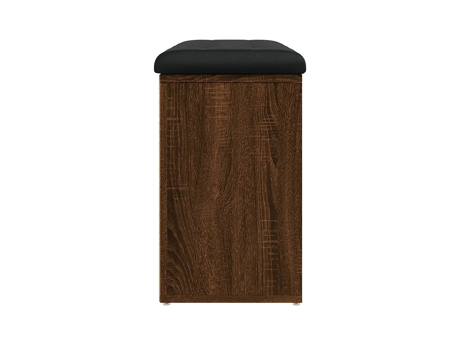 Schoenenbank bruin eikenhout 82x32x50 cm Bewerkt hout