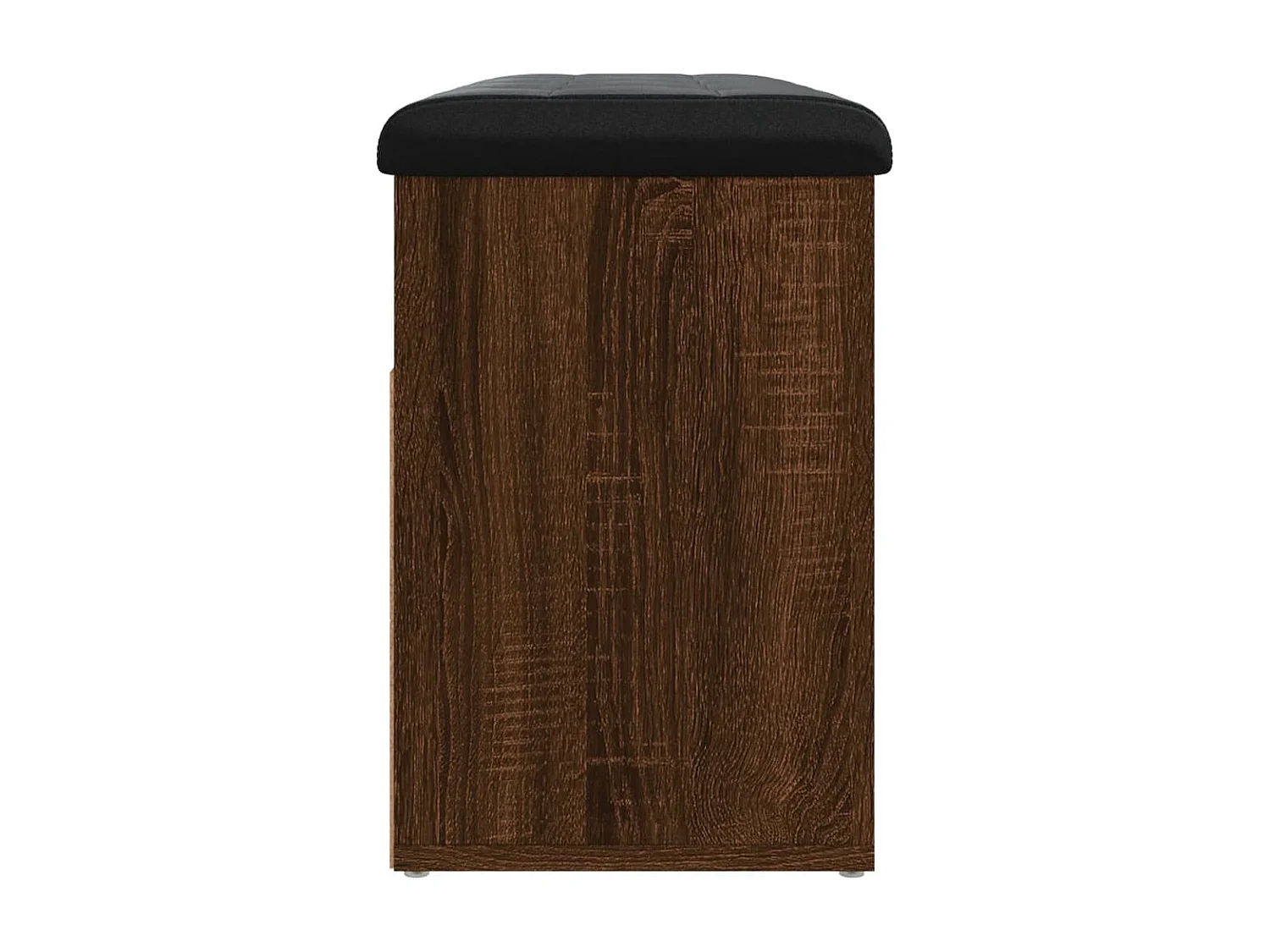 Banc à chaussures chêne marron 82x32x45,5 cm bois d'ingénierie