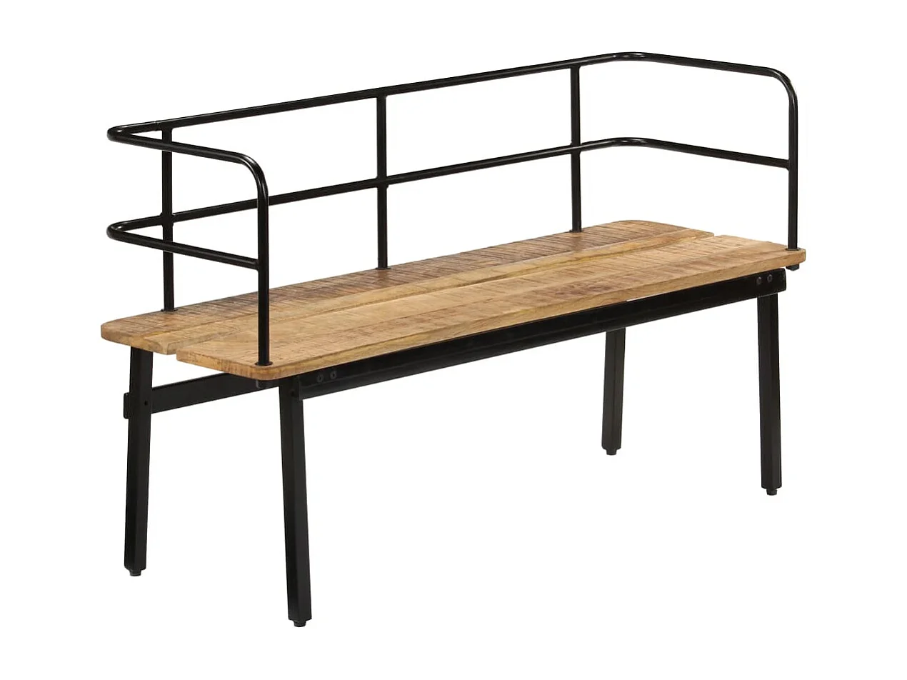 Banc 120 x 40 x 70 cm Bois de manguier massif