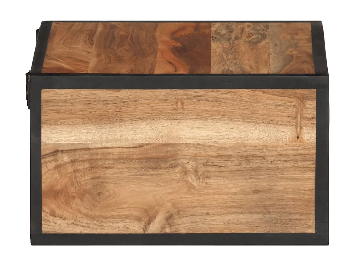 Table de chevet murale 35x35x20 cm bois massif d'acacia