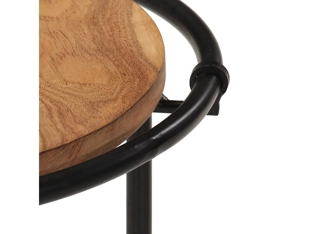 Tables gigognes 3 pcs bois massif d'acacia