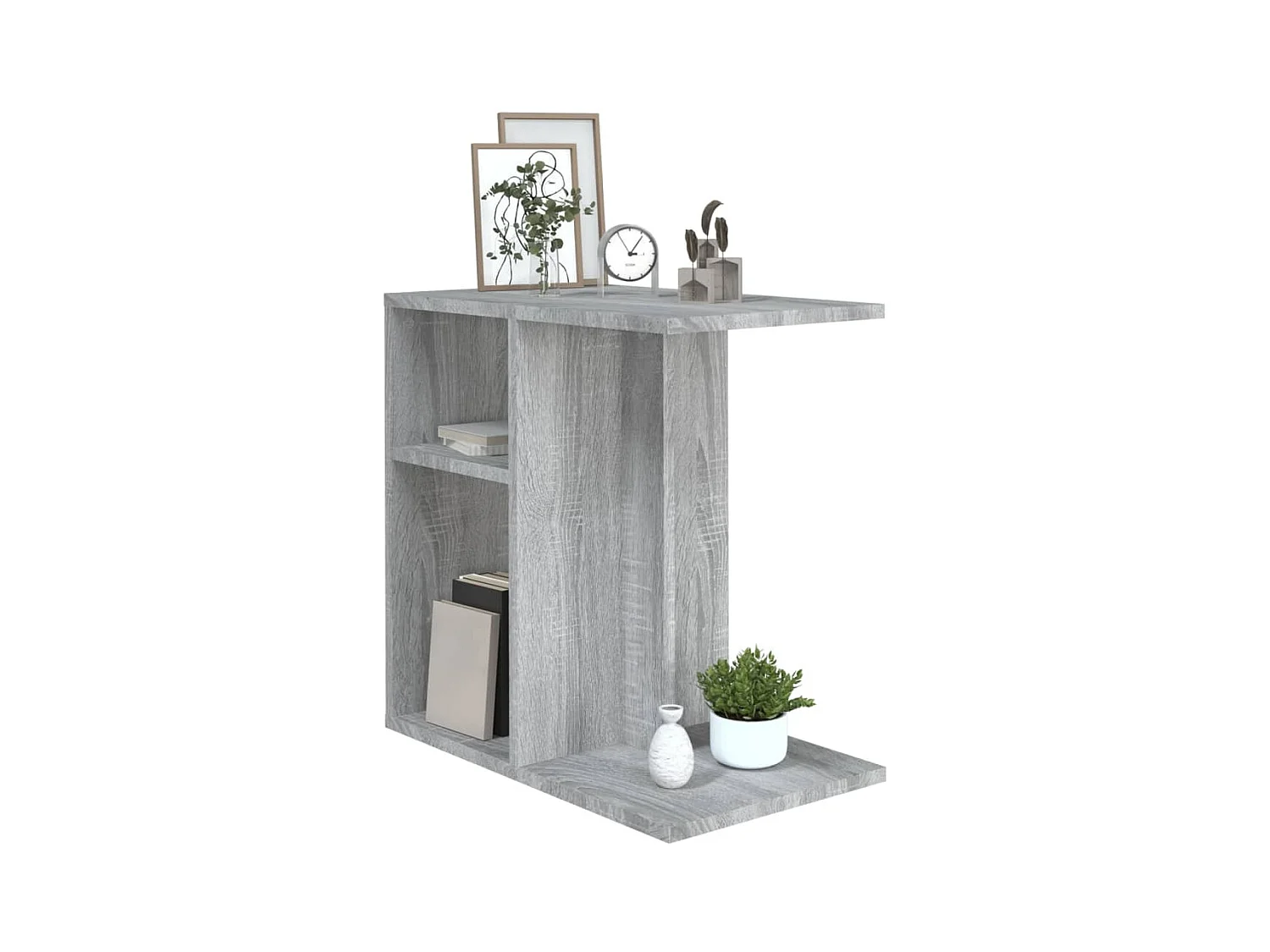 Table d'appoint Sonoma gris 50x30x50 cm Bois d'ingénierie