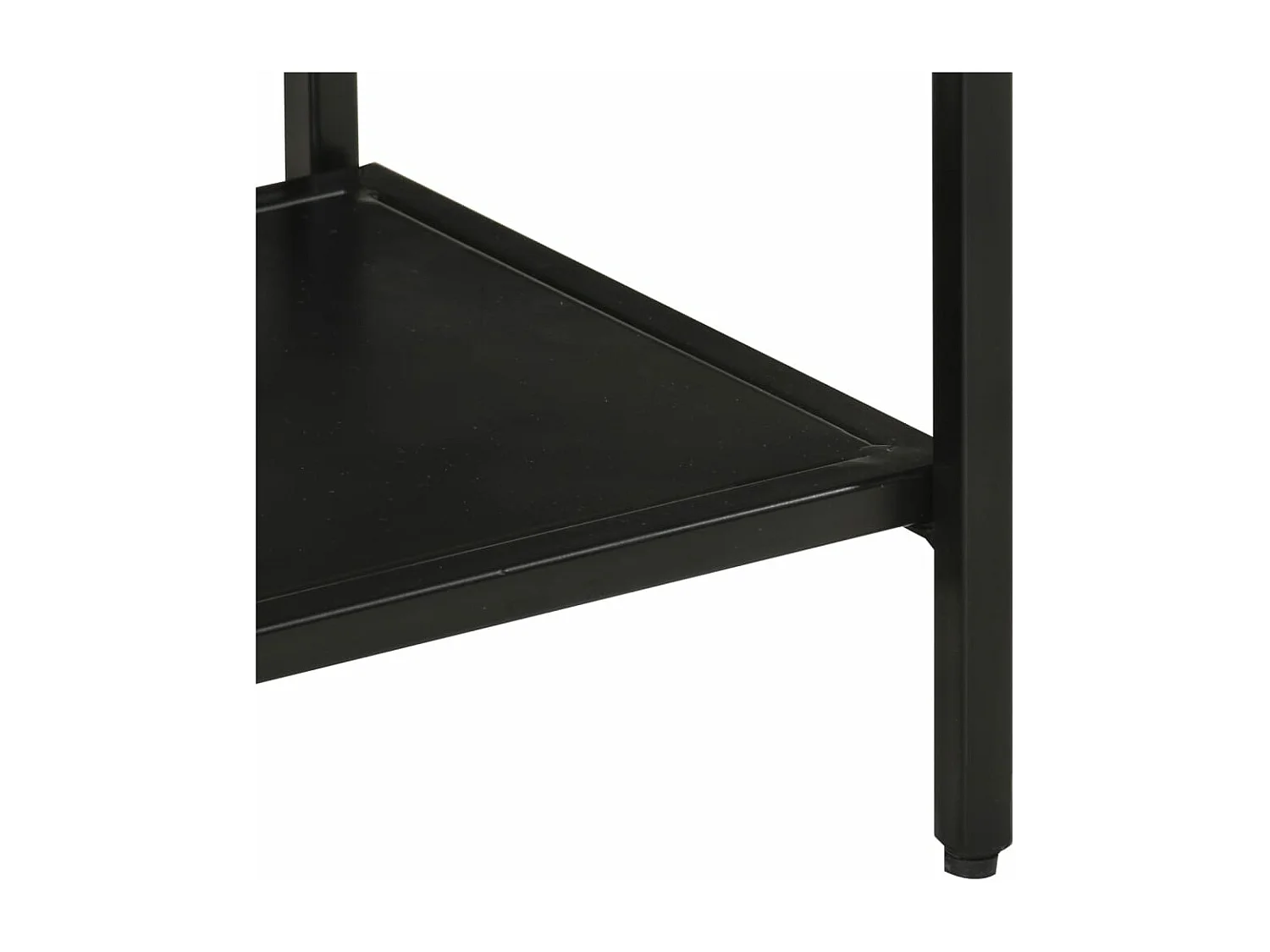 Table console 90x30x75 cm bois de manguier massif brut et fer