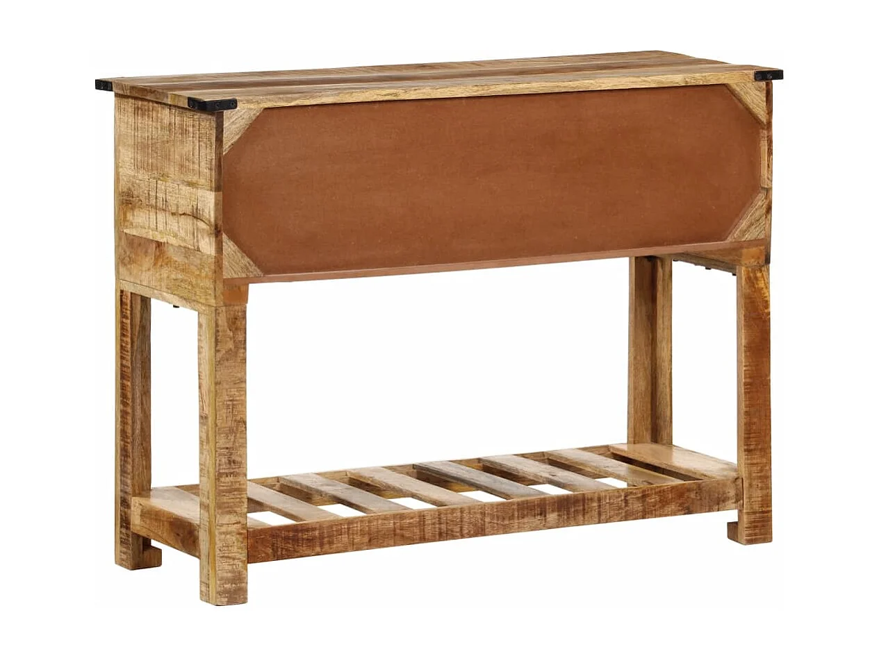 Consolle 100x35x75 cm in legno massello di mango