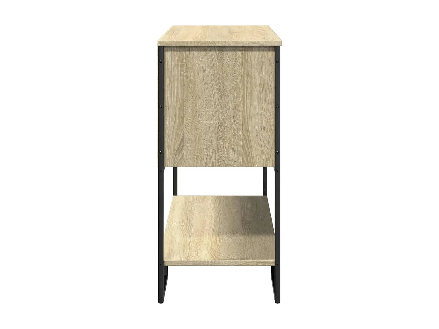Table console chêne sonoma 100x35x74,5 cm bois d'ingénierie