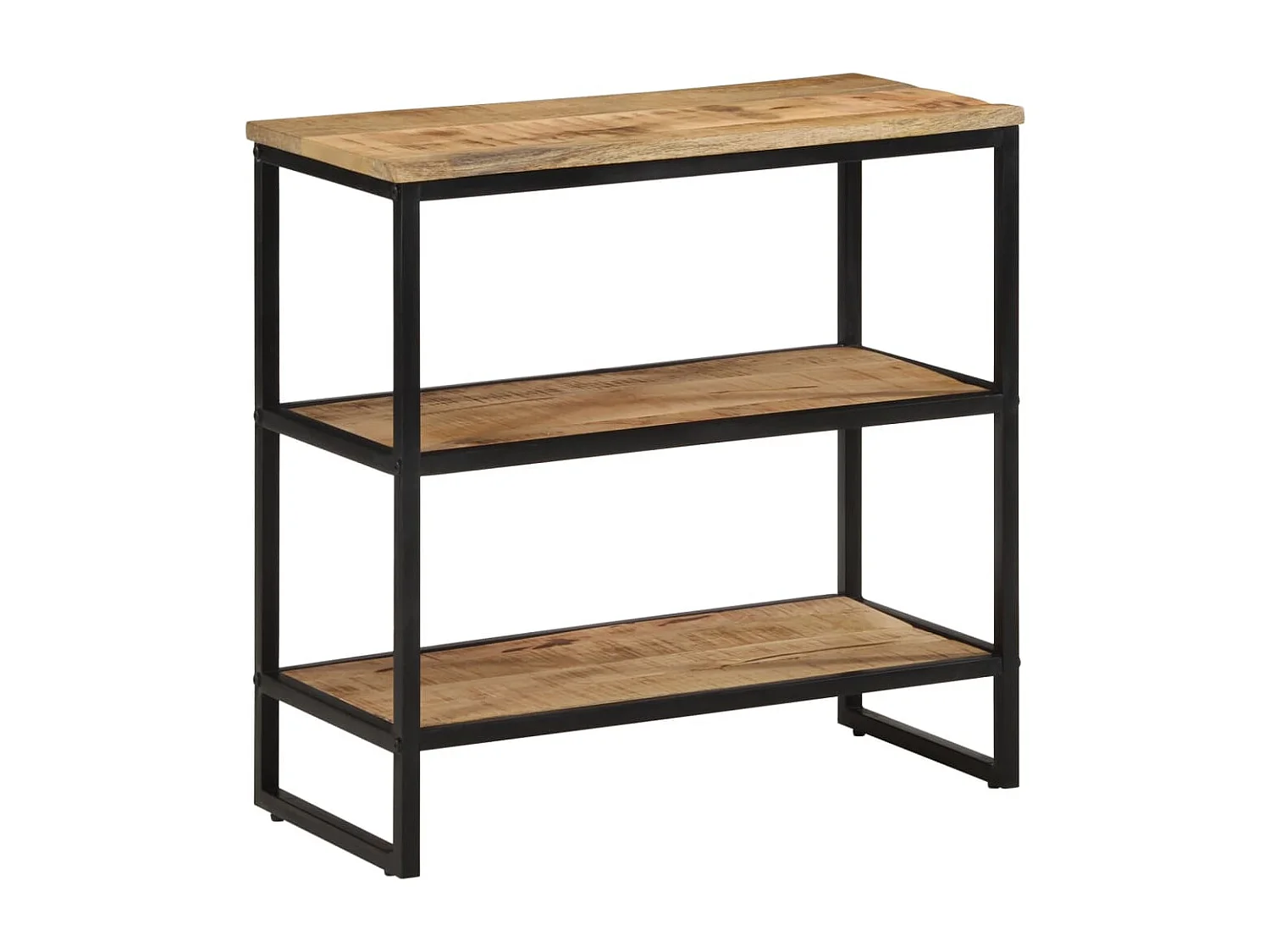 Table console 70x35x70 cm bois de manguier massif brut