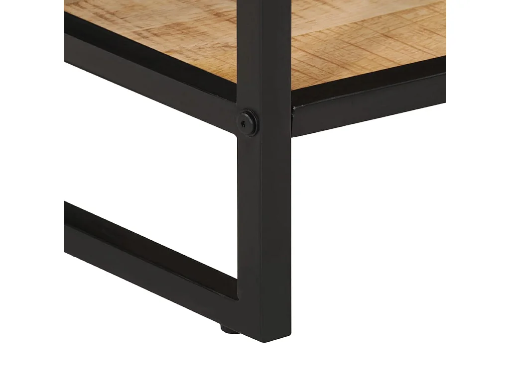 Table console 70x35x70 cm bois de manguier massif brut