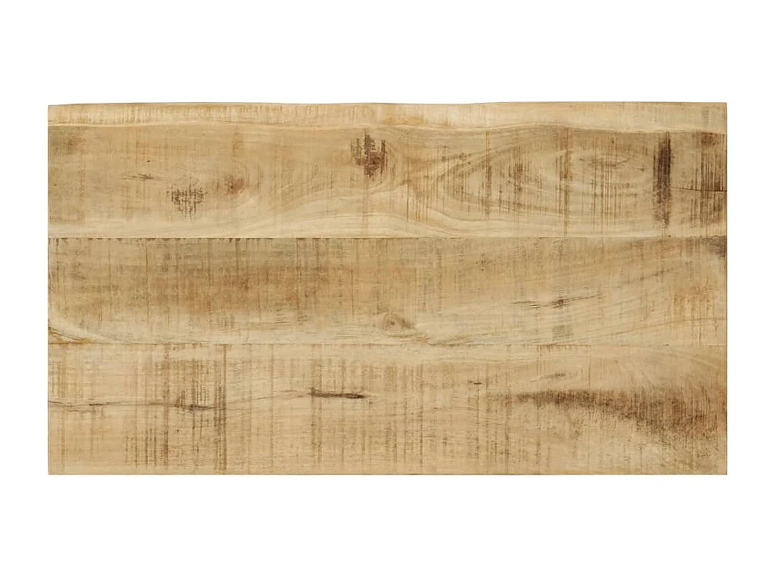 Tables gigognes 3 pcs avec bord vivant bois de manguier massif