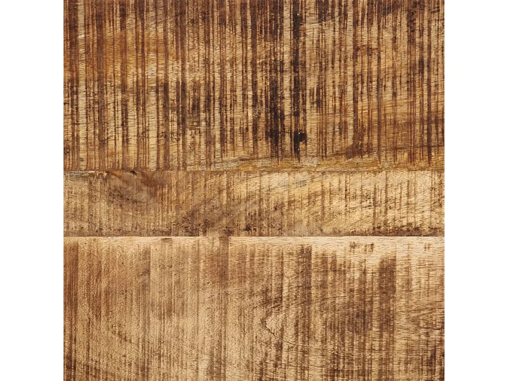 Table console 100x35x70 cm bois de manguier massif brut