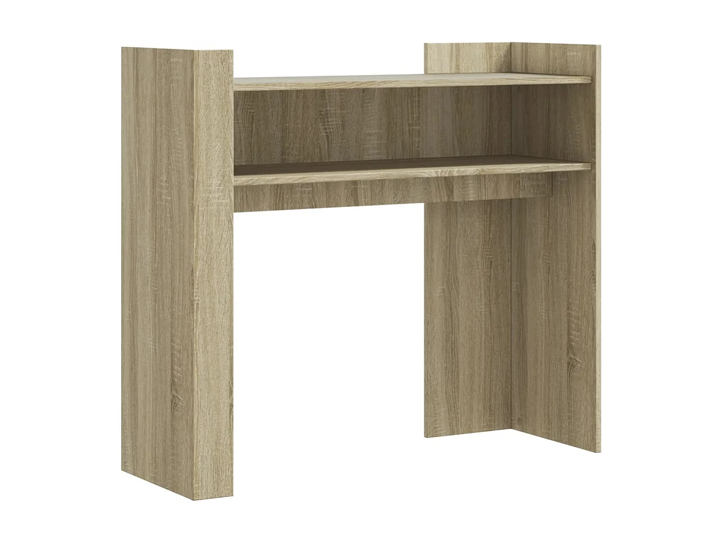 Table console chêne sonoma 100x35x90 cm bois d'ingénierie