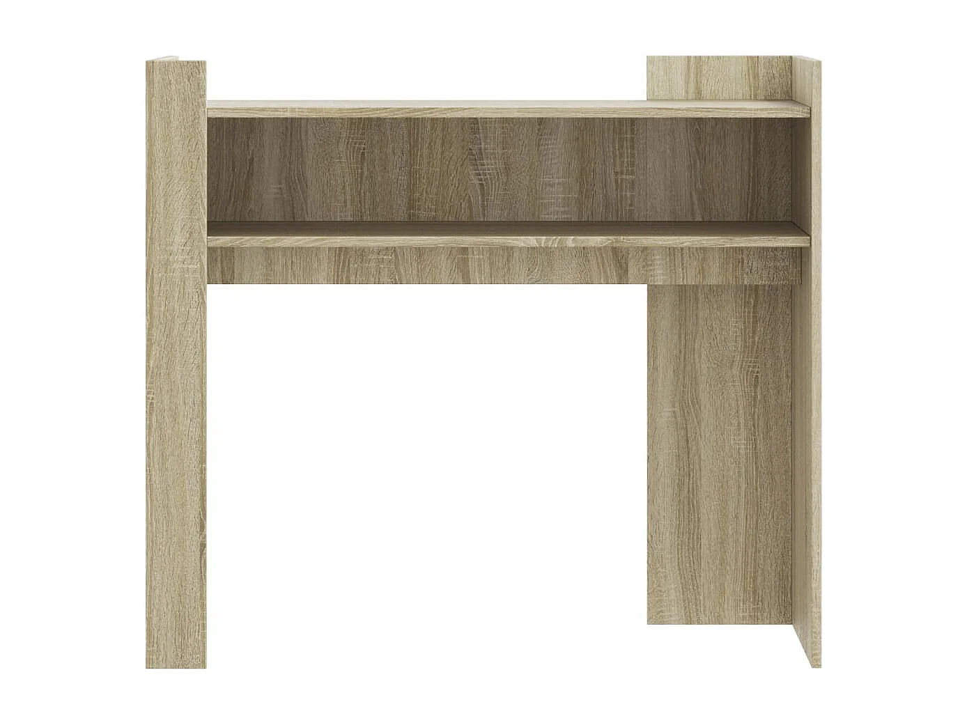 Table console chêne sonoma 100x35x90 cm bois d'ingénierie