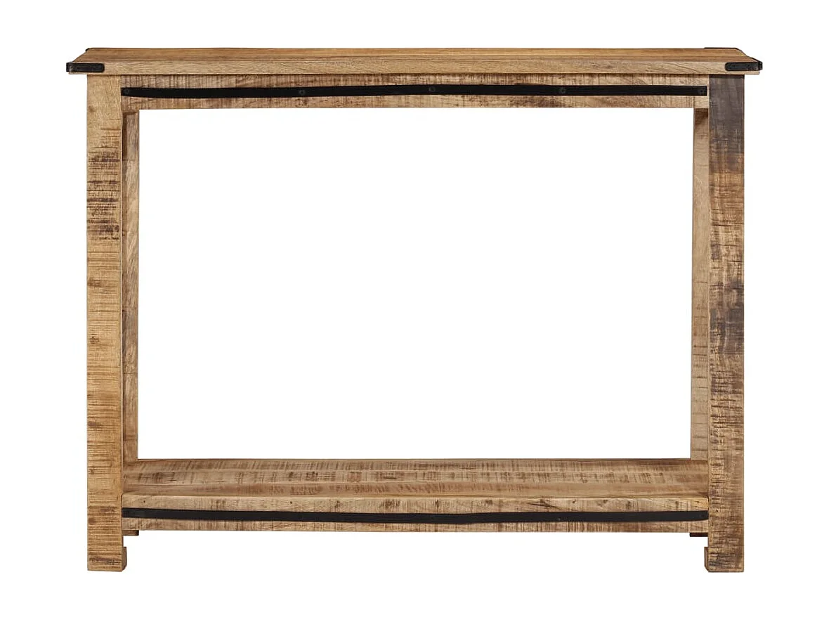 Table console 100x35x75 cm bois de manguier massif