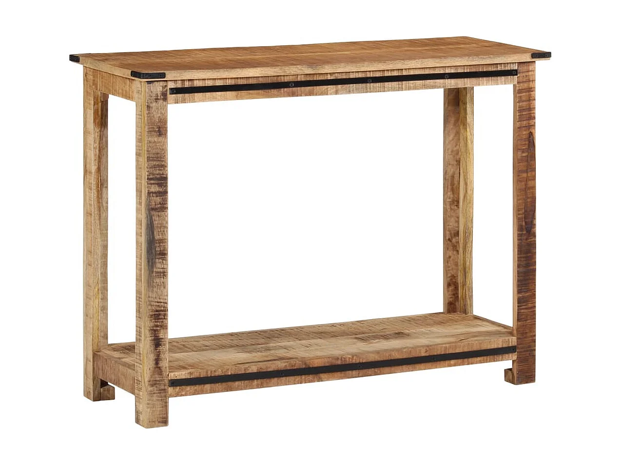 Table console 100x35x75 cm bois de manguier massif